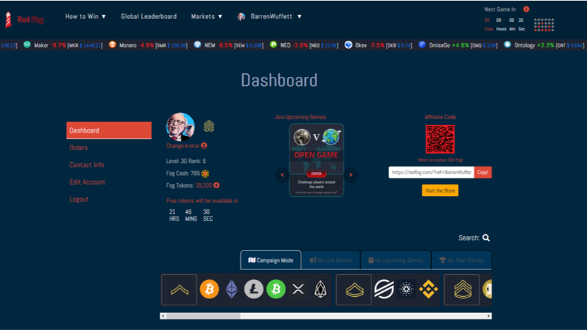Red Fog is now available on the Crypto Mainframe exchange